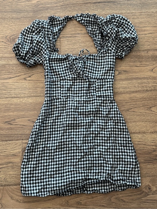 Reformation Dresses & Skirts - Reformation Black and White Gingham Mini Dress
